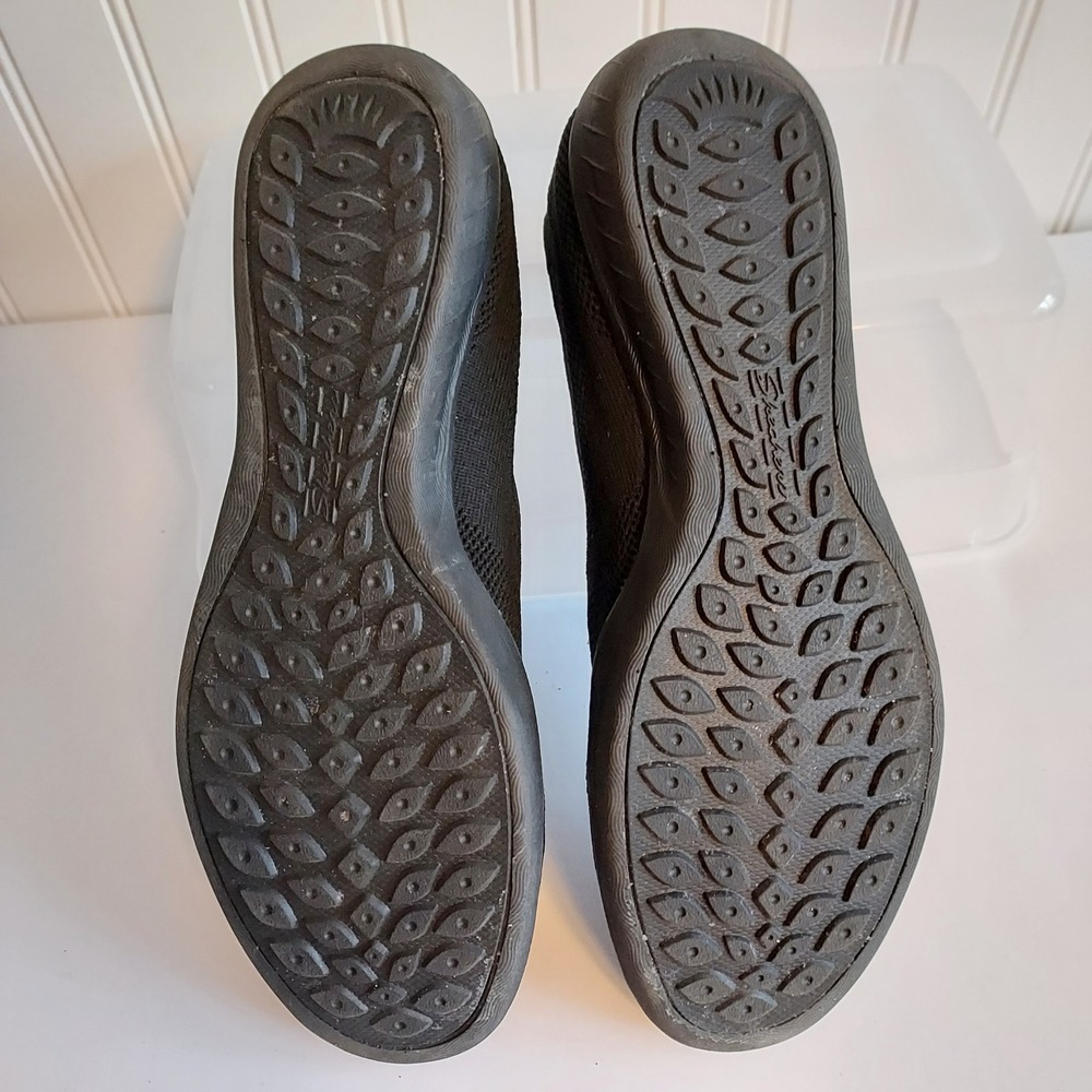 Skechers Women's Black Slip On Memory Foam Air Cooled Sneakers Size 11 - Picture 7 of 10